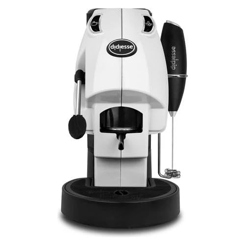 Generico Macchina a cialde Coffee & Tea color Bianca con frullino e supporto integrato ed erogatore per infusi.
