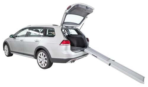 Trixie T3940 3940 Teleskop-Rampe Petwalk, 43 × 100–180 cm, 5,8 kg, grau