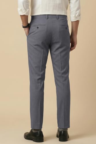 Image of Peter England Men Mid Rise Neo-Slim Formal Trouser