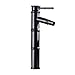 Robinet mitigeur cascade en bambou pour salle de bain, cuisine, évier, bar, patio, robinet mitigeur pour eau froide et chaude, finition bronze huilé