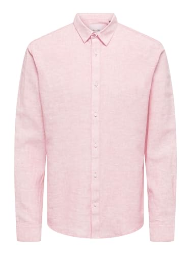 Only & Sons Male Hemd ONSCAIDEN Leinen Hemd 1
