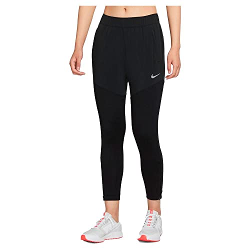 Nike Dri-FIT Essential Women's Running Pants (as1, Alpha, m, Regular, Regular, Black)