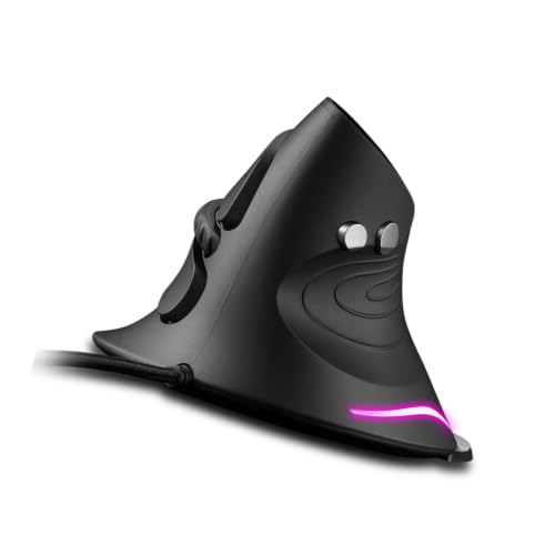 Ratón vertical ergonómico con cable USB para juegos 4