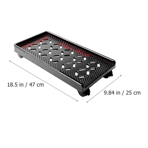 Soporte para Torre de Computadora de Escritorio - Soporte móvil para CPU con Ruedas Negro miniatura 2