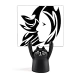 Soporte para notas con símbolo del zodiaco de Virgo con constelación de gato negro