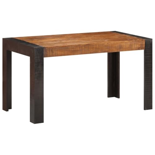 vidaXL Tavolo da Pranzo 140x70x76 cm in Legno Massello di