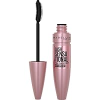 Maybelline Lash Sensational Waterproof Mascara, Lengthening and Volumizing for a Full Fan Effect,Very Black, 1 Count