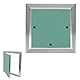 TEOV Revisionstüre 150x150 mm Aluminium-Rahmen Verdeckte Revisionsklappe 10 mm Einlage Imprägnierte Gipskartonplatte Verdeckte Gipskarton (15X15cm)