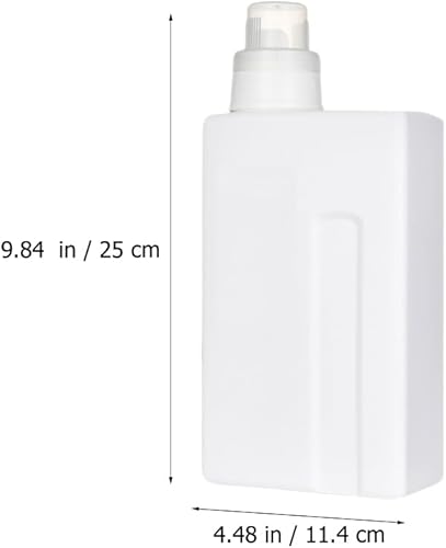 Miniatura 2 de Zerodeko 2 botellas de lavandería multiusos para subbotellas, botellas reutilizables de gran capacidad, sub botella, loción, botella de loción,