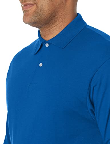 image for Jerzees Men's SpotShield Stain-Resistant Polo Shirt, Small, Royal, Roy