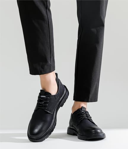 Image of kkdom Mens Dress Shoes Classic Lace up Formal Oxford Business for Men