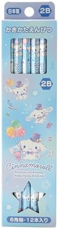 （19:30時点） サンリオ(SANRIO) サンリオ 鉛筆パック 2B シナモロール シナモン Cinnamoroll 0.8×0.8×17.6cm キッズ学習文具 キャラクター 566179 SANRIO