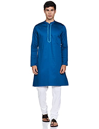 Image of Amazon Brand - Symbol Men Festive Embellished Long Kurta (Regular Fit)