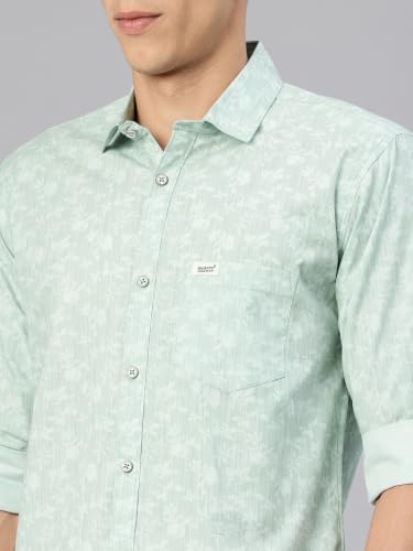 Image of Majestic Man Stylish Geomatric Print Casual Shirt - Pure Cotton| Full Sleeve | Trendy & Comfortable