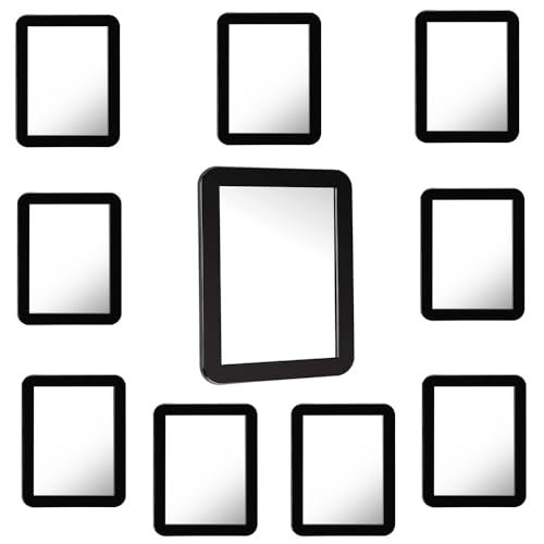 Pack de 10 espejos magnéticos rectangulares 5 x 7 pulg