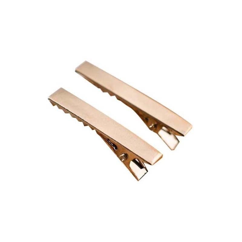 120 piezas pinzas de canutillo doradas para cabello miniatura 2