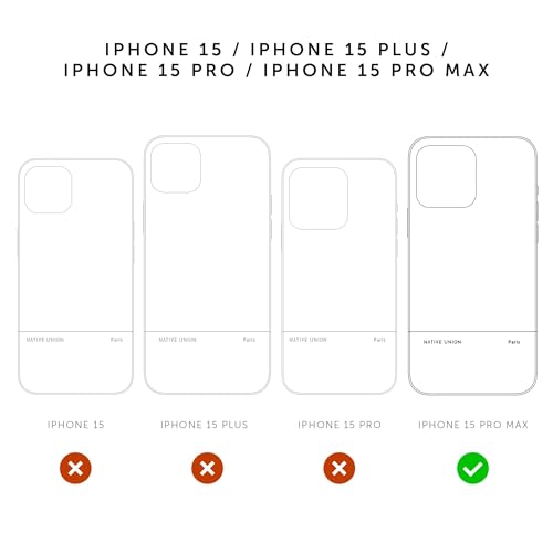 Coque Re Classic Native Union durable pour iPhone 15 Pro Max engagée pour la Terre