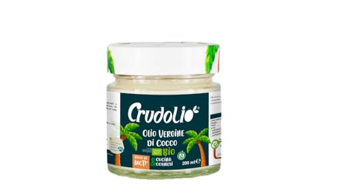 CRUDOLIO - Olio Di Cocco Vergine Bio 200ml. |...
