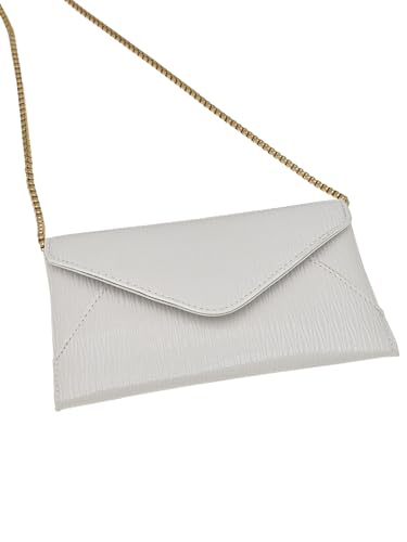 Women's Square Flap Leather Clutch Purses Everyday Mini Handbag Evening Crossbody Bag With Chain Strap4