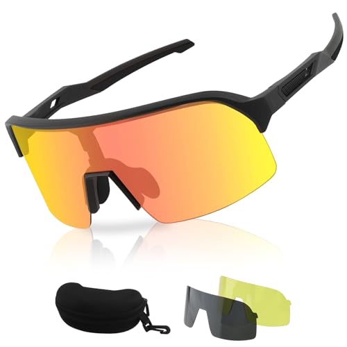 Lunettes de cyclisme polarisées pour sorties VTT et route en été