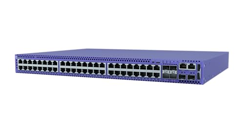 Image of Extreme Networks ExtremeSwitching 5420M-48W-4YE 48-Port 90W PoE+ Modular Ethernet Switch - 4X 25GbE SFP28 Uplinks, Stackable, Layer 3, ExtremeCloud IQ Cloud-Managed