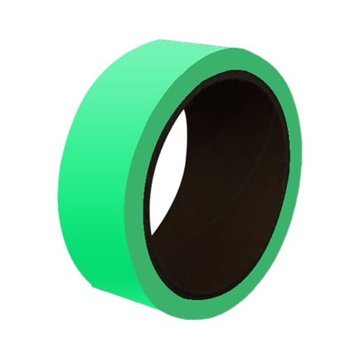 Generico Cinta fosforescente autoiluminante | Cinta adhesiva verde fluorescente de PVC | Resistente al desgaste y reflectante para Halloween, teatros, pistas de baile y señalización doméstica