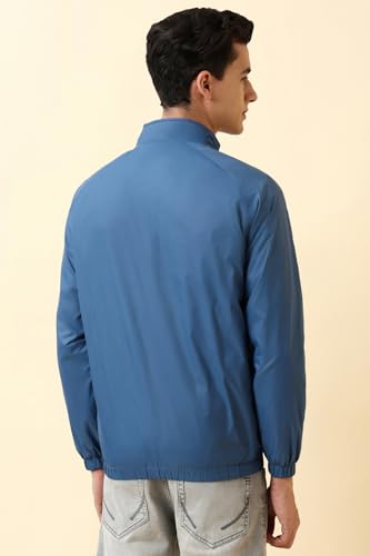 Image of Allen Solly Men's Regular Fit Solid Windcheater Jacket