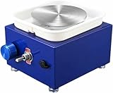 Alfarero Mini Torno: Cette utilisation minimale en céramique utilise une plate-forme rotative métallique de haute qualité avec un traitement par pulvérisation couleur, ce qui le rend attrayant et résistant à l'oxydation. Sa structure compacte, sa taille compacte, sa bonne protection contre la boue et sa manipulation facile.