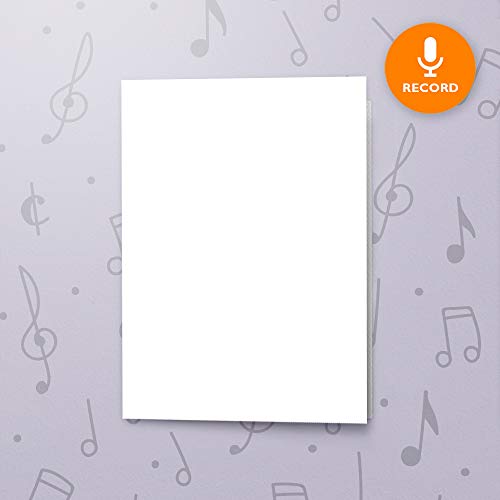 5x7 blank talking greeting card recordable sound music voice chip talking crafts