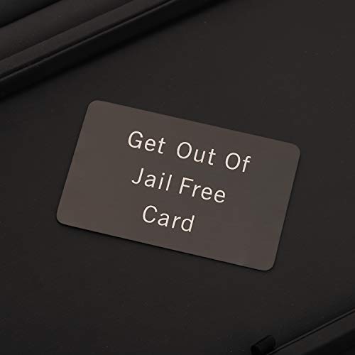 Monopoly Get Out Of Jail Free Card Funny Wallet Insert Gifts for Men Prison Inmate Joke Gag Gift4