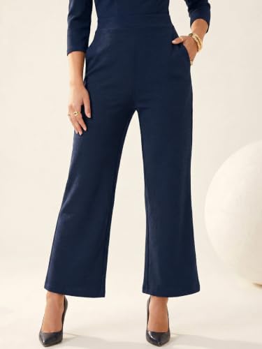 Image of Selvia Women's Blue Peplum Top with Trouser Co-Ord Set, Co ord Set for Women Stylish