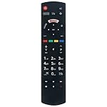 Replacement RC42129 RC42129M TV Remote Control Compatible With Panasonic 30100900 30103575 4K Ultra HD HDR LED TV TX-24JS350B TX-32JS350B TX-43FX550B TX-49FX555B TX-65HX580B
