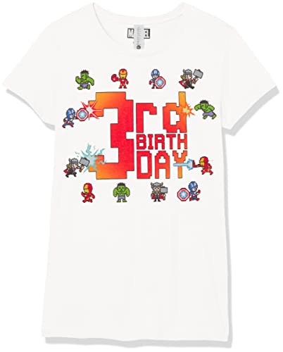 T-shirt Marvel fille pour fêter ses 3 ans vêtement souple et ludique