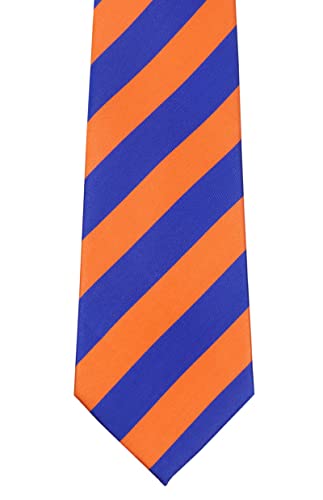 Image of Elfeves Men's Modern Striped Patterned Formal Ties College Daily Woven Neckties