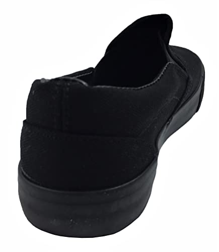 Kid's Classic Slip On Canvas Sneaker Skater Shoes4