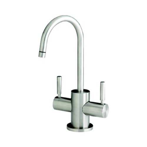 Product Image of the Waterstone 1400HC-SN Parche Filtration Faucet Hot and Cold Double Handle, Satin Nickel