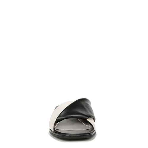Image of Vionic Women's Poppy Miramar Slide Comfortable Flat Sandals- Supportive Dressy Sandals Comfort Shoes That Includes a Concealed Orthotic Insole Sizes 5-12