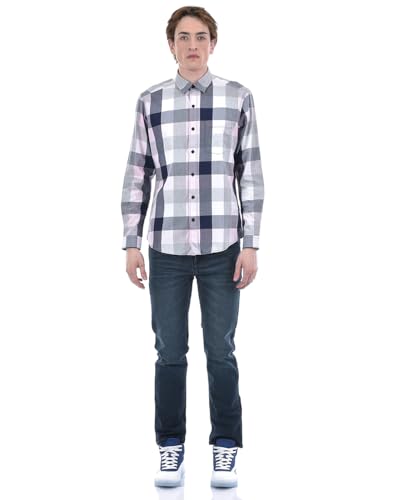 Image of Numero Uno Mens Slim Fit Dark Blue Mild Wash Sustainable Jeans