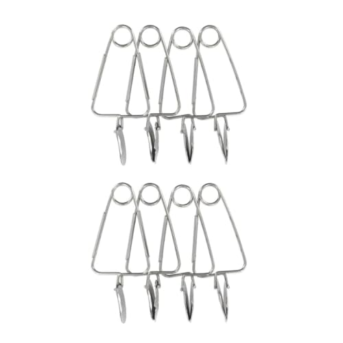 FM Professional 9913850 Lot de 8 Pinces à Escargot, Pinces à Escargot, Escargot, Pince, Ustensile de Cuisine, Escargot de Bourgogne, Acier Inoxydable,...