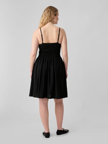 Image of Gap Women's V-Smocked Mini Dress