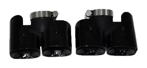 排気口 排気管 パーツ リアテール ステンレススチール 4アウトレットマフラー 排気管チップカバートリム 用 ランドローバー 用 ディフェンダー 90 110 2020-2024