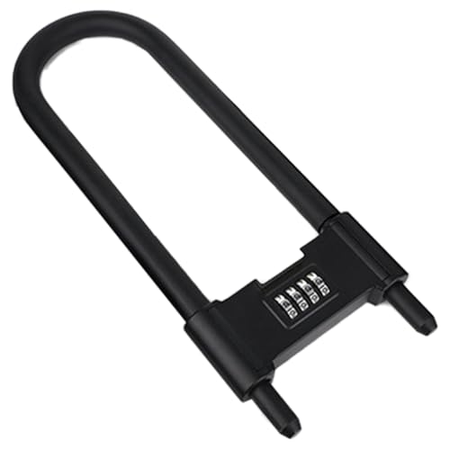 Candado duradero de combinacion 4 digitos y grillete largo de seguridad 2