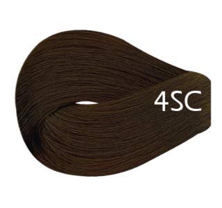 Vivitone Permanent Cream Color (4SC Chocolate Brown) 3oz.- 100% Grey Coverage, Long Lasting Shine, Made in Italy.