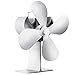 SUSHOP Ventilateurs De Cuisinière, Ultra Silencieux Feu du Ventilateur, Ventilateur De Poêle À Bois Chauffé, Ventilateur De Brûleur À Moteur À Économie De Carburant pour Gaz/Pellets/Poêles À Bois