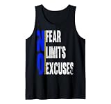 Fear No Limits No Excuses Tank Top