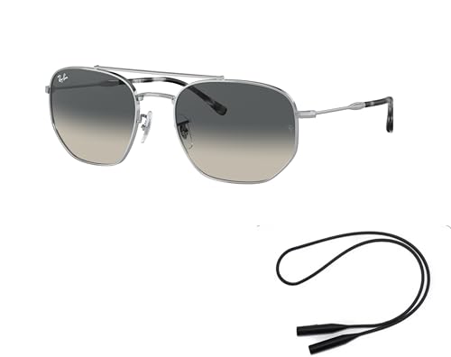 Ray-Ban RB3707 Sunglasses Bundle: RB 3707 003/71 Silver Grey Gradient and Universal Anti-slip Silicone Leash2