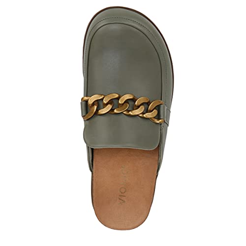 Vionic Georgie Women's Casual Mule/Clog Army Green - 9.5 Medium #TOP2