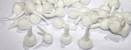 IS4A Puja Cotton Wicks Religous Long Jyot Bati Akhand Oil Lamp Diya Diwali Lighting (Round)