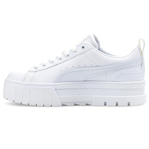 PUMA Womens Mayze Mis Platform Lace Up Sneakers Shoes Casual - Green, Purple, White - Size 7.5 M3