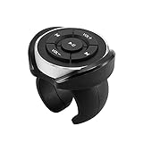 Bluetooth Audio Adapter, DDSKY Car Bluetooth Media Button Audio Steering Wheel Remote Control, Music Audio Adapter Controller Switch for iOS Android Devices